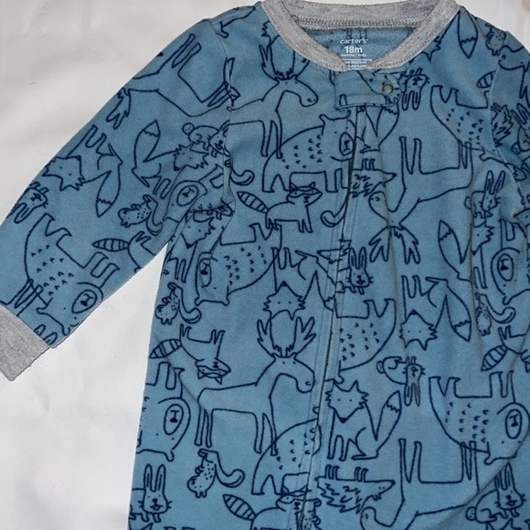 Carter’s Baby Fleece Footed Pajamas - Picture 3 of 3